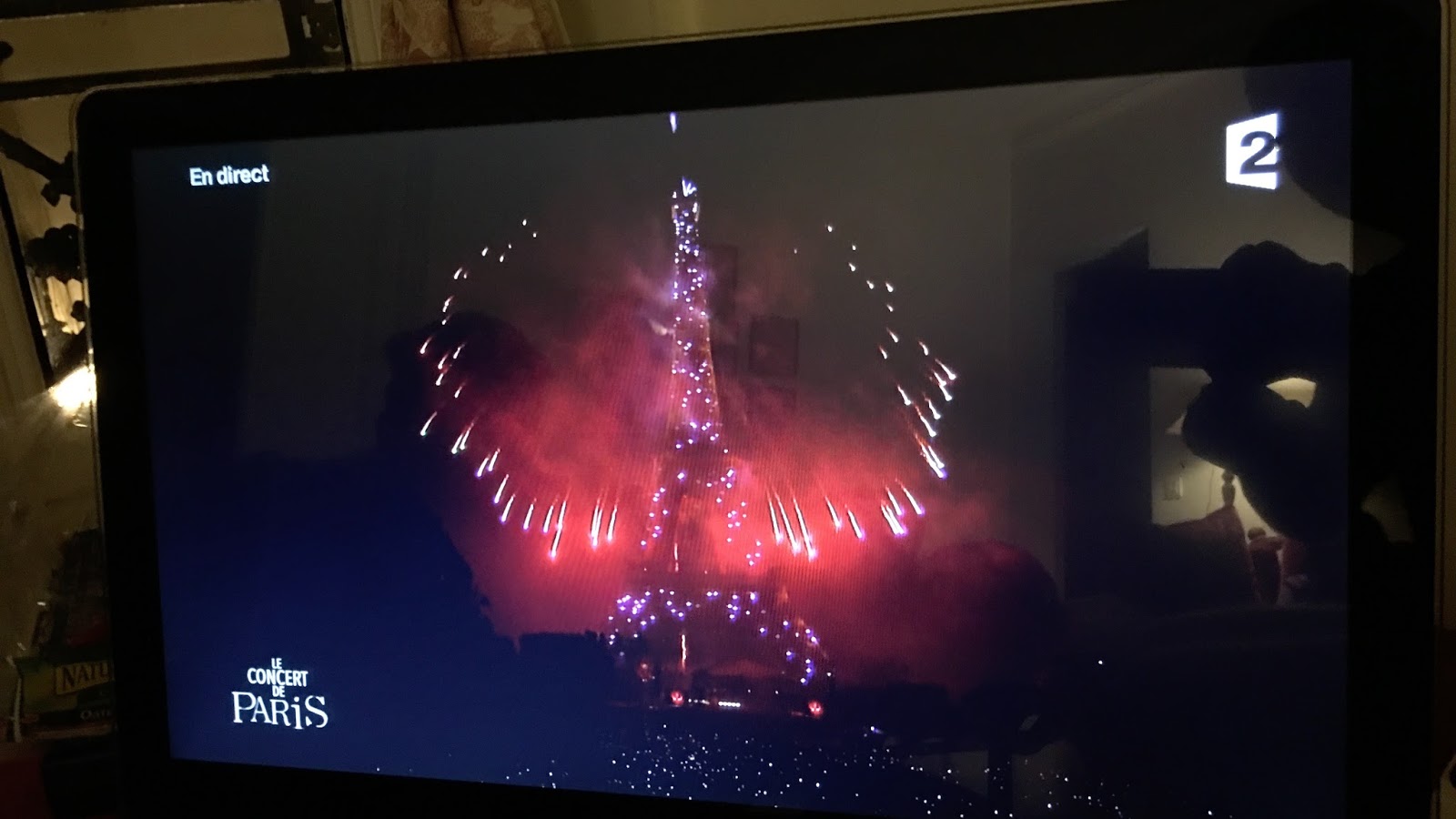 Eiffle Tower Bastille Day Fireworks